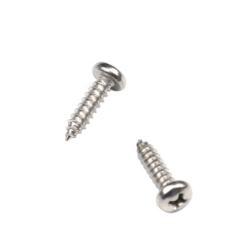 Custom Cross Recessed 304 316 Stainless Steel Set Screw Phillips Pan Head Self-tapping Screws